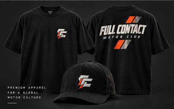 Black tees and cap with FC mark